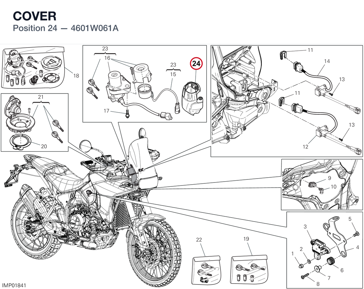 COVER 4601W061A diagram position