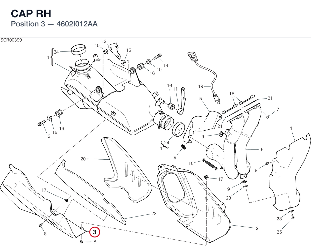 CAP RH 4602I012AA diagram position
