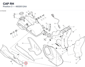 CAP RH 4602I012AA diagram position