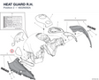 HEAT GUARD R.H. 4602N092A diagram position