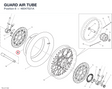GUARD AIR TUBE 46047521A diagram position