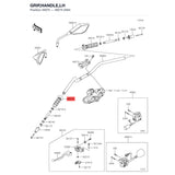 Kawasaki OEM – GRIP,HANDLE,LH product image