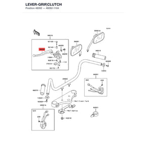 Kawasaki OEM – LEVER-GRIP,CLUTCH product image