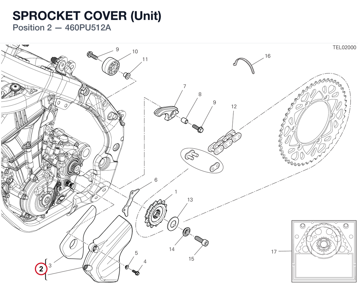 SPROCKET COVER (Unit)
