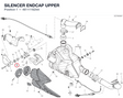 SILENCER ENDCAP UPPER 46111162AA diagram position