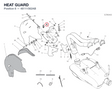 HEAT GUARD 46111562AB diagram position