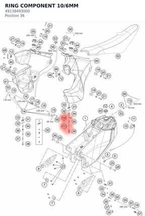 Diagram preview: RING COMPONENT 10/6MM (49138493000)
