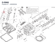 O-RING 46320222A diagram position