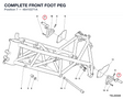 COMPLETE FRONT FOOT PEG