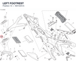 LEFT FOOTREST 46410541A diagram position