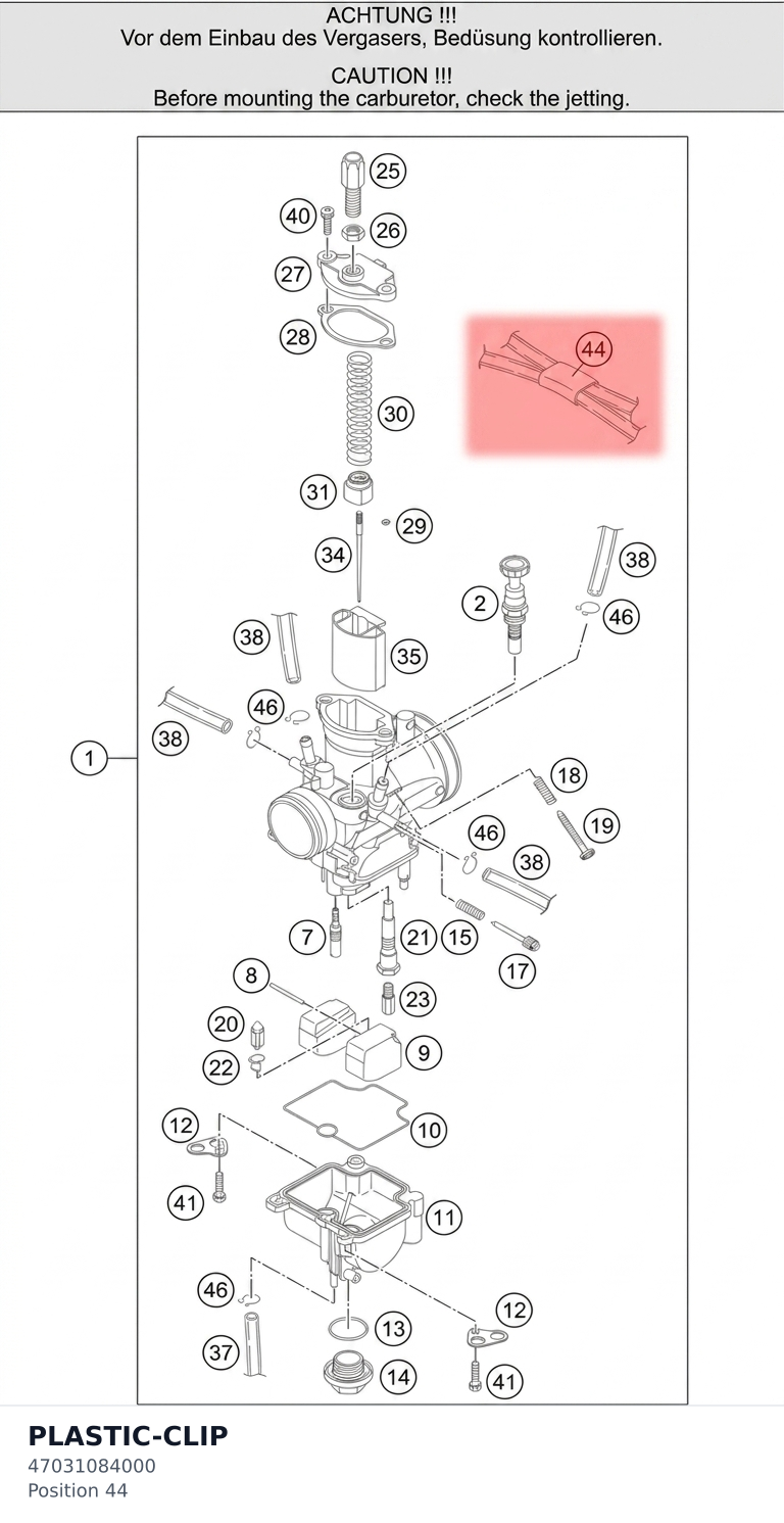 Diagram preview: PLASTIC-CLIP (47031084000)