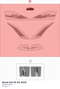 Diagram preview: Decal Set 65 SX 2019 (46308099300)