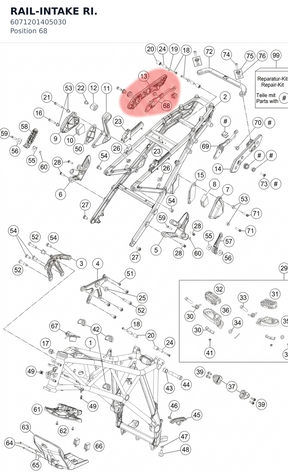 Diagram preview: RAIL-INTAKE RI. (6071201405030)