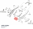 Diagram preview: cable holder (64103002010)
