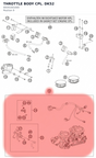 Diagram preview: THROTTLE BODY CPL. DK52 (69341001000)