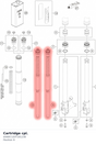 Diagram preview: Cartridge cpl. (A560C120T101230)