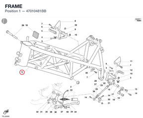 FRAME 47010481BB diagram position
