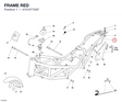 FRAME RED 47010772AF diagram position