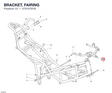BRACKET, FAIRING 47010791B diagram position