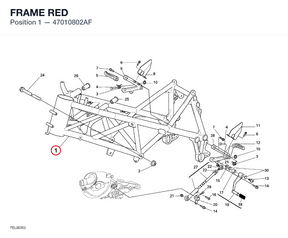 FRAME RED 47010802AF diagram position