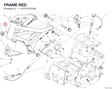 FRAME RED 47013161AA diagram position
