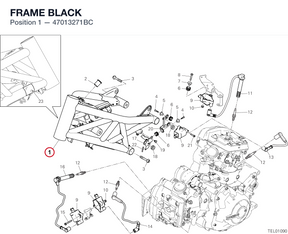 FRAME BLACK 47013271BC diagram position