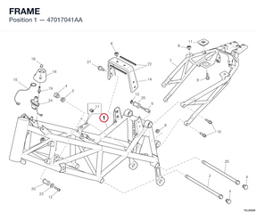 FRAME 47017041AA diagram position