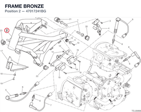 FRAME BRONZE 47017241BG diagram position