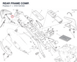 REAR FRAME COMP. 47017251EA diagram position