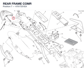 REAR FRAME COMP. 47017251EA diagram position