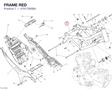 FRAME RED 47017393BA diagram position
