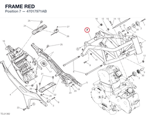 FRAME RED 47017971AB diagram position