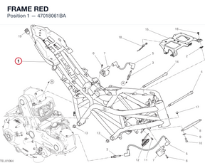 FRAME RED 47018061BA diagram position