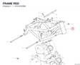 FRAME RED 47018182BA diagram position