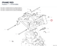 FRAME RED 47018183BA diagram position