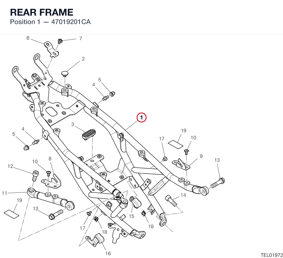REAR FRAME 47019201CA diagram position