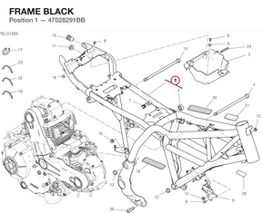 FRAME BLACK 47028291BB diagram position