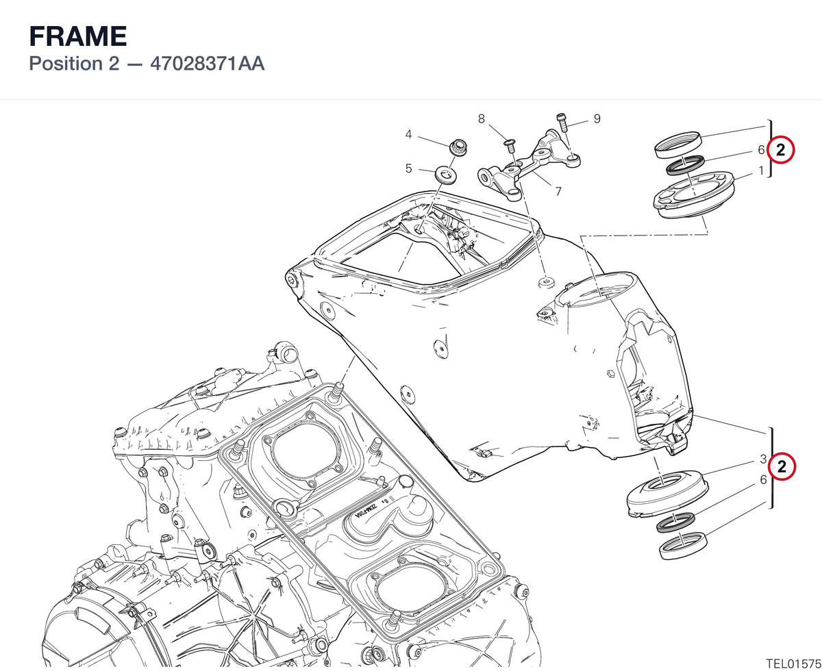 FRAME 47028371AA diagram position