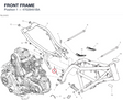 FRONT FRAME 47028451BA diagram position