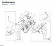SCREW M5X8 470412 diagram position