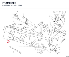 FRAME RED 470P2132AA diagram position