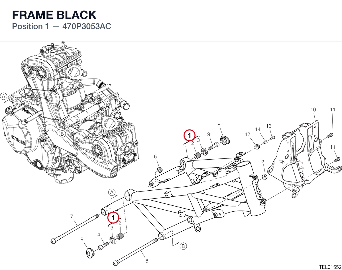 FRAME BLACK 470P3053AC diagram position