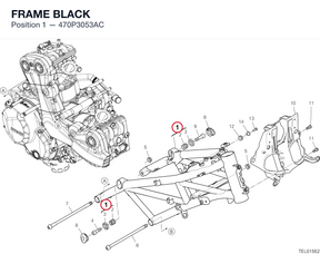 FRAME BLACK 470P3053AC diagram position