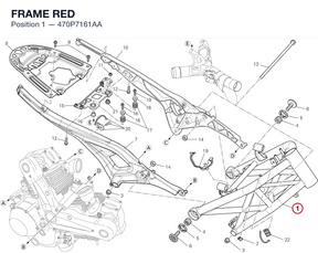 FRAME RED 470P7161AA diagram position