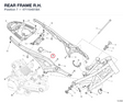 REAR FRAME R.H. 47110461BA diagram position