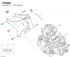 FRAME 47111851CA diagram position