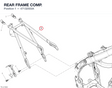 REAR FRAME COMP. 47132503A diagram position