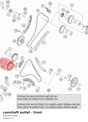 Diagram preview: camshaft outlet - front (60836010000)