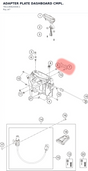 Diagram preview: ADAPTER PLATE DASHBOARD CMPL. (76114062044C1)
