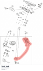 Diagram preview: Seat lock (A60707050000)